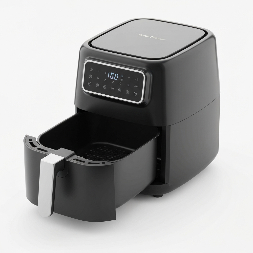 Ninja Foodi DZ401 DualZone 10-Quart air fryer with both baskets pulled out showing capacity